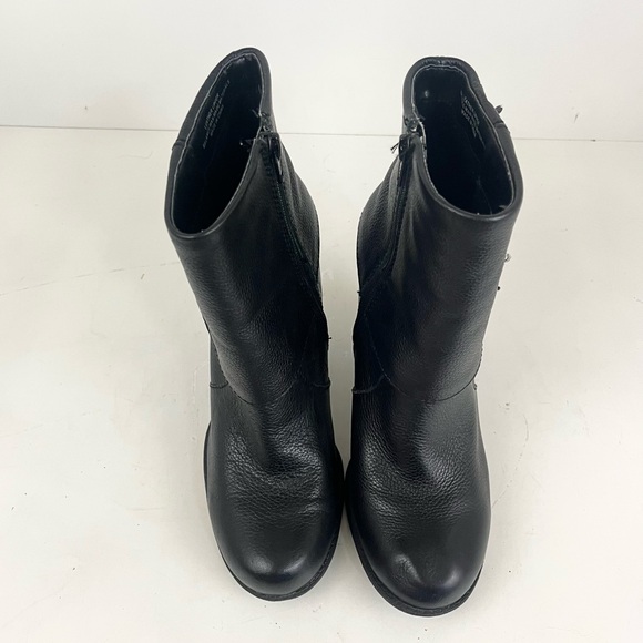 BOC Trapise Ankle Booties Boots Black Leather Side Zip Size 6 / 36.5 - Picture 15 of 16
